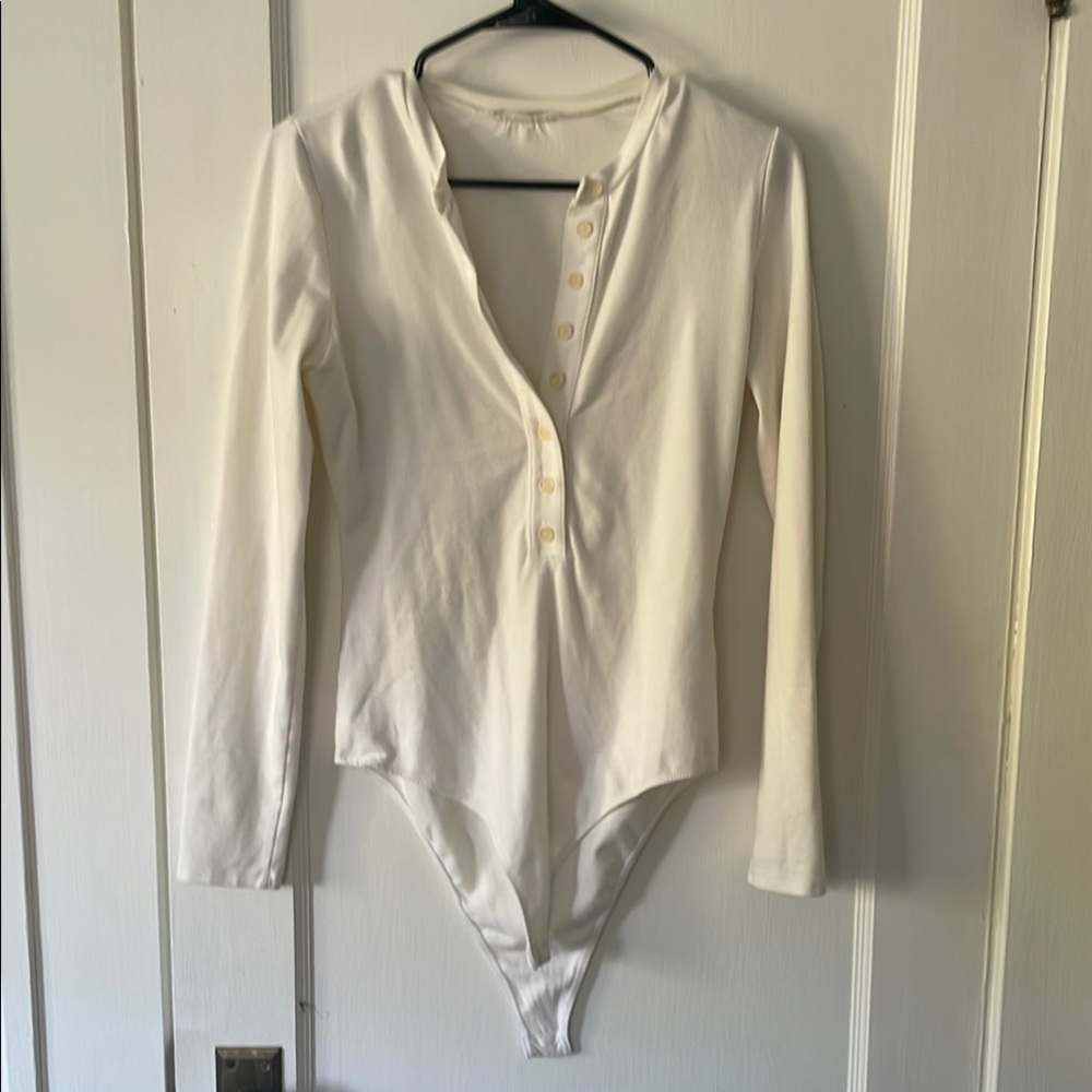 Reformation Henley bodysuit